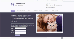 Desktop Screenshot of carbondalevetclinic.com