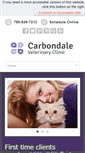 Mobile Screenshot of carbondalevetclinic.com